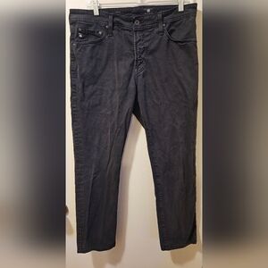 Adriano Goldschmied AG Everett Slim Straight Chino Stretch Black Men's 33x29